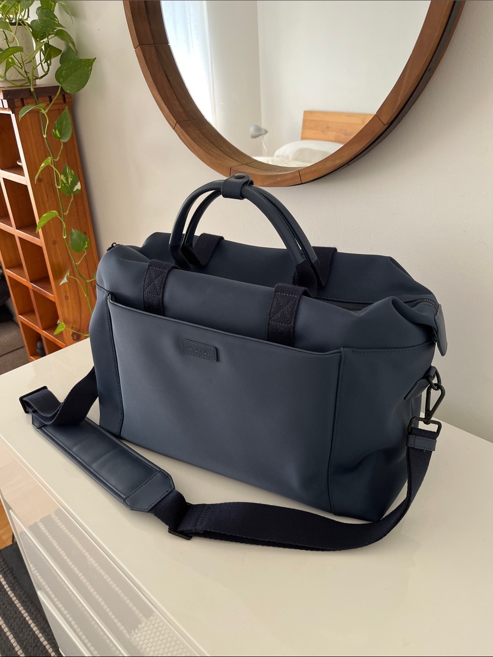 Navy Travel Weekender Duffel Bag